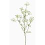 Fake dill branch WINCENT, white-green, 31"/80cm