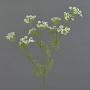 Fake dill branch WINCENT, white-green, 31"/80cm