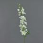 Silk delphinium ANDRIANA, white-green, 3ft/90cm, Ø4.3"/11cm