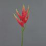 Artificial heliconia flower TOMKE, red-green, 31"/80cm, Ø12"/30cm