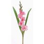 Fake gladiolus ELEA, pink, 33"/85cm, Ø1.2"-4"/3-10cm