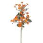 Artificial feverfew FEMKE, orange, 24"/60cm, Ø0.6"-0.8"/1,5-2cm