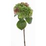Plastic hydrangea CHIDORI, green-pink, 24"/60cm, Ø8"/20cm
