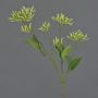 Fake dogwood branch JOSIA with buds, white-green, 20"/50cm