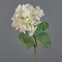 Plastic hydrangea CHIDORI, white-violet, 24"/60cm, Ø8"/20cm