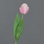 Artificial tulip ROMANA, light pink, 18"/45cm, Ø2.4"/6cm