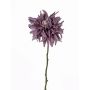Fake dahlia SMILA, violet, 22"/55cm, Ø4.7"/12cm