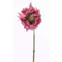 Silk sunflower JANIKA, pink, 24"/60cm, Ø5.1"/13cm