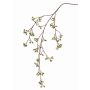 Artificial snowberry branch GESA with berries, green, 4ft/120cm