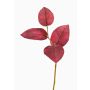 Artificial apple branch DAVID, red, 16"/40cm