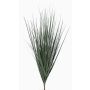 Artificial sedge grass DUSTY, on spike, hardly flammable, green, 28"/70cm
