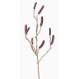Fake callistemon branch SIRIUS with fruits, dark red, 35"/90cm