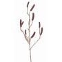 Fake callistemon branch BRODY with fruits, dark red, 3ft/90cm