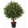 Fake boxwood TOM, natural trunk, crossdoor, 18"/45cm, Ø12"/30cm