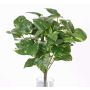 Fake pothos NAEL, on spike, hardly flammable, green-white, 20"/50cm