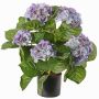 Artificial hydrangea flower TEMARI, violet, 16"/40cm, Ø3.9"-4.7"/10-12cm