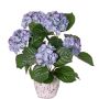 Artificial hydrangea flower TEMARI, violet, 14"/35cm, Ø4"-4.7"/10-12cm