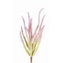 Fake euphorbia trigona REESE on spike, pink-green, 12"/30cm, Ø8"/20cm