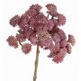 Plastic sedum DANICA, dark red, 8"/20cm, Ø3.9"/10cm