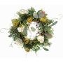 Silk winter wreath ISABELLE, orchid, apple, cream, Ø12"/30cm