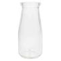 Decorative bottle made of glass MICHEL, clear, 5.5"/14cm, Ø2.5"/6,3cm