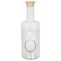 Glass bottle DRACO for terrarium, with cork, clear, 18"/45cm, Ø6"/15cm