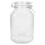 Storage jar JARVEN, 3 litres, clear, 9"/24cm, Ø5"/13cm