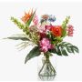 Artificial flower bouquet FEME, red-violet, 26"/65cm, Ø16"/40cm