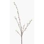 Plastic willow catkin branch LARDEIRA, white, 3ft/95cm
