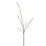 Plastic willow catkin branch LARDEIRA, white, 3ft/95cm