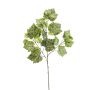 Plastic vine branch MARCELIN, green-white, 26"/65cm
