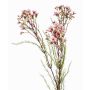 Artificial wax flower MEDEA, light pink, 31"/80cm