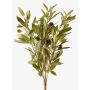 Artificial olive tree ALBERTO on spike, fruits, 14"/35cm