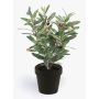 Artificial olive tree ALBERTO with fruits, 14"/35cm