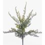 Artificial shield fern INDIVAR on spike, green, 12"/30cm