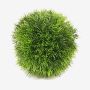 Artificial reed grass ball OPAL, green, Ø6"/15cm