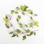 Artificial clematis garland HERA, light pink, 6ft/180cm