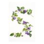 Artificial clematis garland HERA, blue-purple, 6ft/180cm