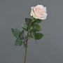 Artificial rose BRINA, light pink, 28"/70cm