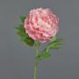Artificial peony DIVIN, light pink, 26"/65cm