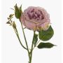 Silk rose CESCA, light violet, 16"/40cm