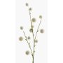 Artificial viburnum spray ATERIDA, white, 31"/80cm
