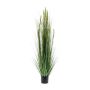 Artificial silver spike grass ETEO with panicles, green, 5ft/150cm