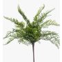 Artificial lady fern MELLEA on spike, green, 16"/40cm