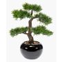 Artificial Bonsai Cedar ADARA in ceramic pot, 14"/35cm