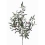 Artificial olive spray CARSON with fruits, 3ft/100cm