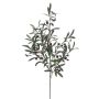 Artificial olive spray CARSON with fruits, 3ft/100cm