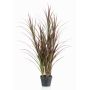 Artificial reed grass MYRNA, crossdoor, burgundy, 4ft/115cm