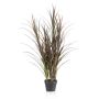 Artificial reed grass MYRNA, crossdoor, burgundy, 4ft/115cm