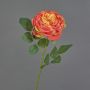 Artificial rose VERITA, orange, 26"/65cm